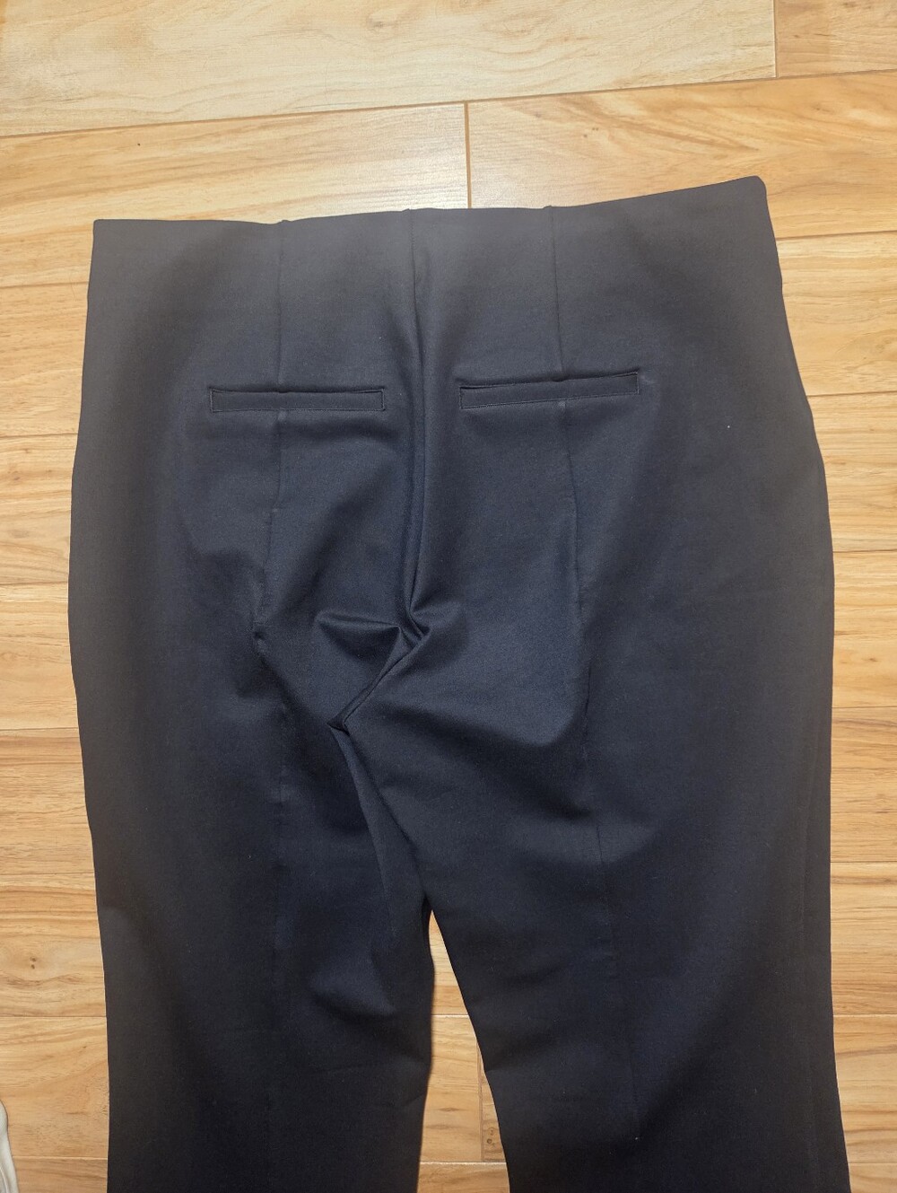 Spanx The Perfect Pant High Rise Wide Leg Pull-On Black Ponte Trousers Size 3X - Picture 6 of 8